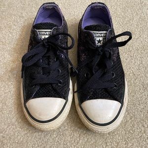 Converse Junior black- purple sneakers shoes